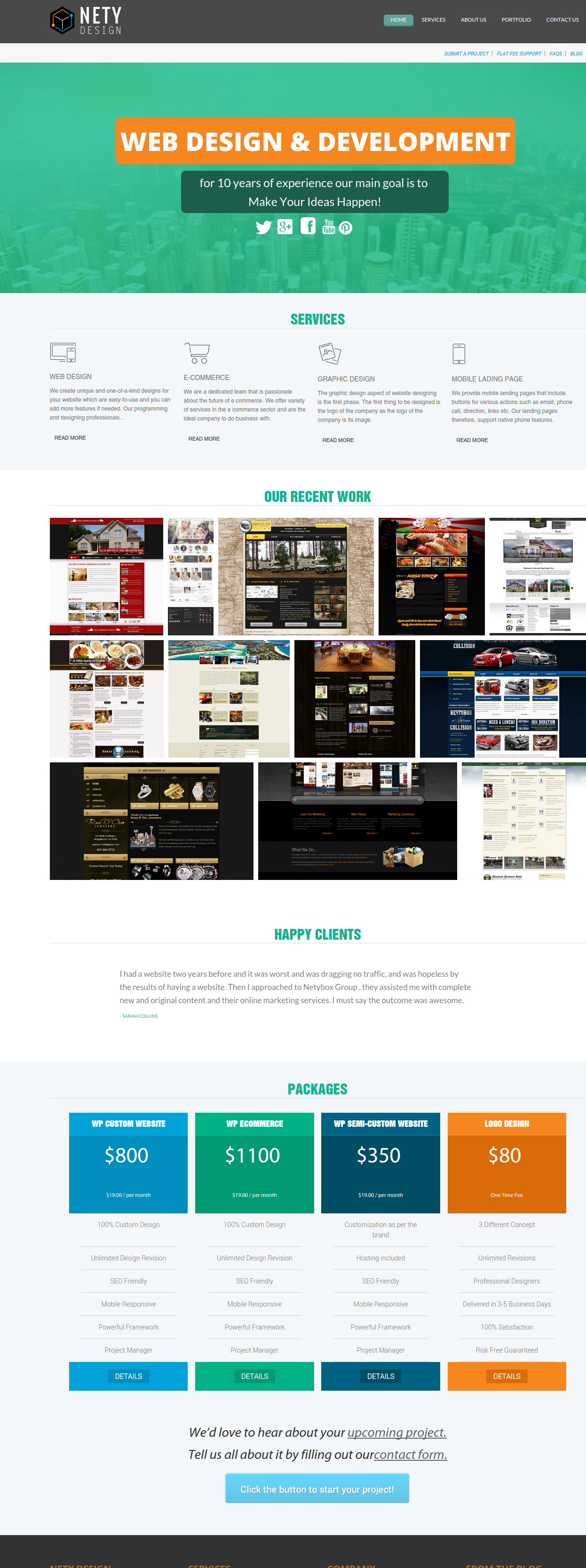 netydesign website services