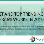 Finest and Top Trending PHP Frameworks in 2016