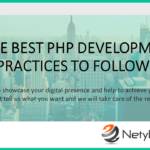 Some Best PHP Development Practices to Follow