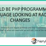 Could be PHP Programming Language Looking at Radical Changes