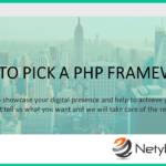 How to pick a PHP framework