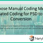 Why Choose Manual Coding More than Automated Coding for PSD to HTML Conversion