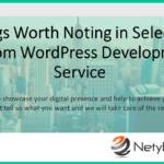 5 Things Worth Noting in Selecting a Custom WordPress Development Service