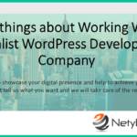 Great things about Working With a Specialist WordPress Development Company