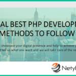 Several Best PHP Development Methods to Follow