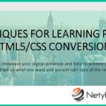 Techniques for Learning PSD to HTML5/CSS Conversion