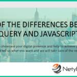 A few of the Differences Between JQuery and JavaScript