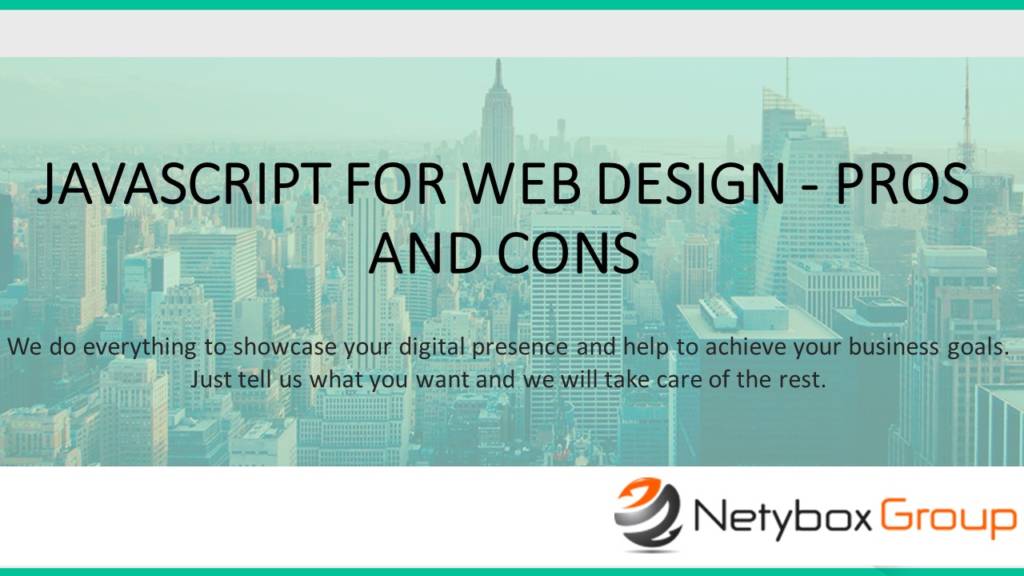 JavaScript for Web Design – Pros and cons | Netybox Group